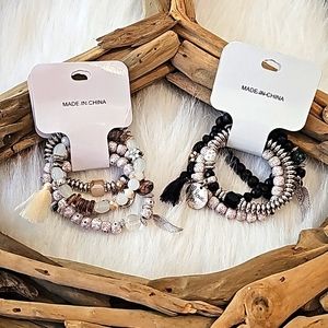 Pair of bracelet sets.